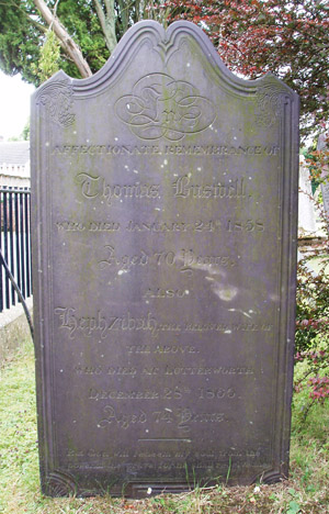 Grave: Thomas & Heph Buswell